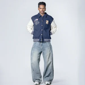 No Curfew Navy Jacket Blue