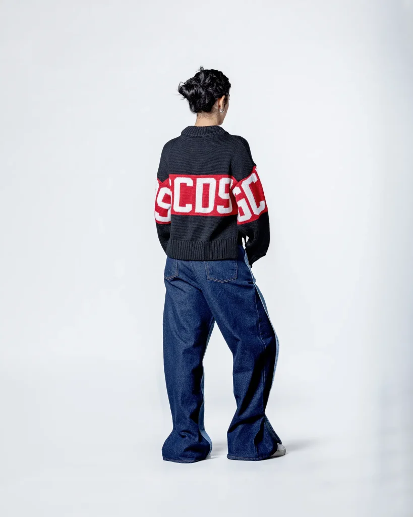 GCDS BAND LOGO BOXY SWEATER