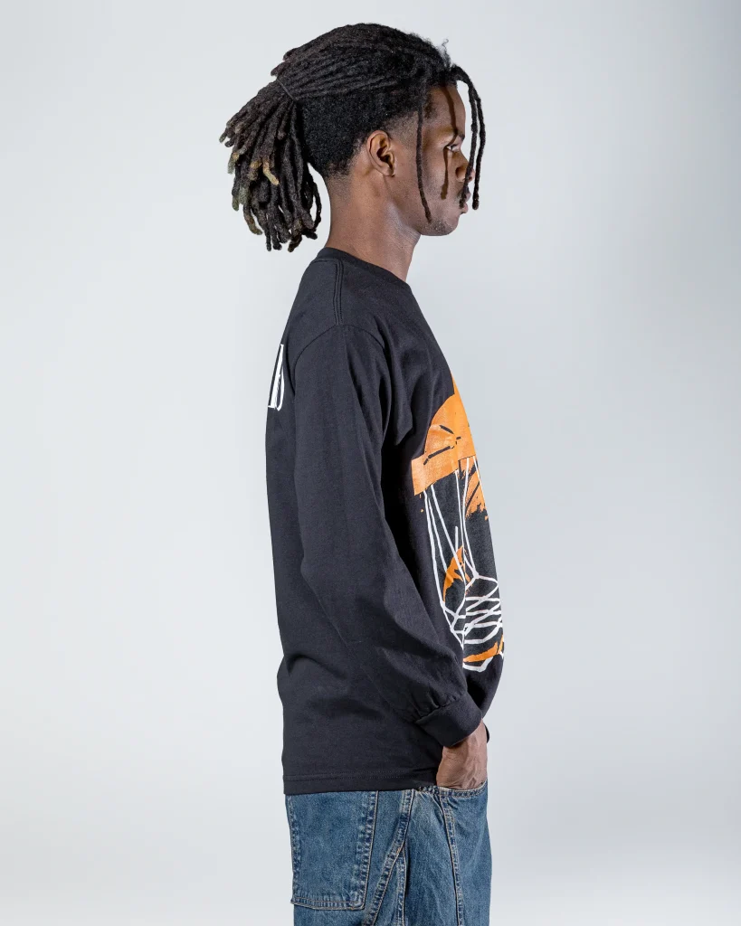 HOOPS LONG SLEEVE BLACK
