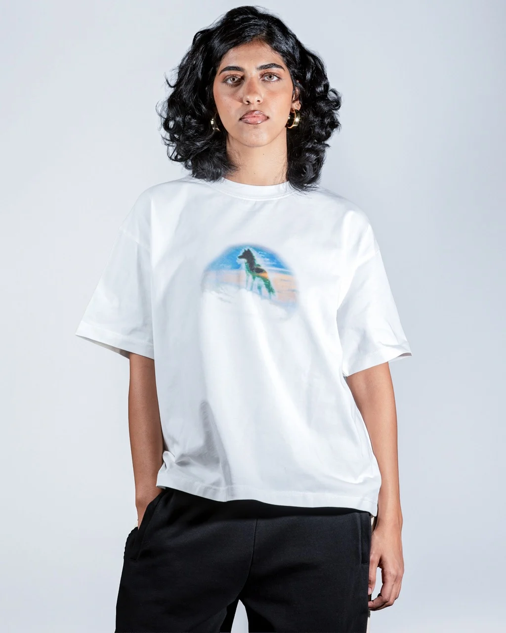 Off-white Printed Wolf Tee