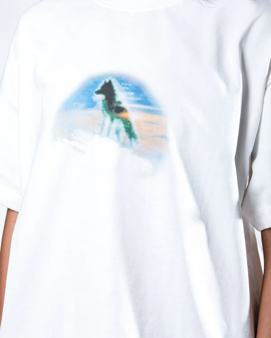 Off-white Printed Wolf Tee