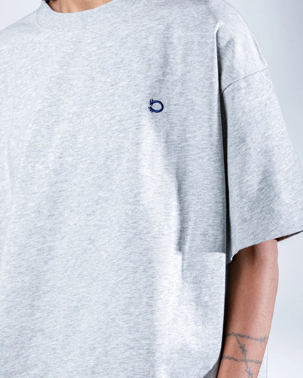 Grey Two Headed Wolf Tee