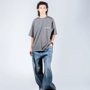 Brown pocket tee