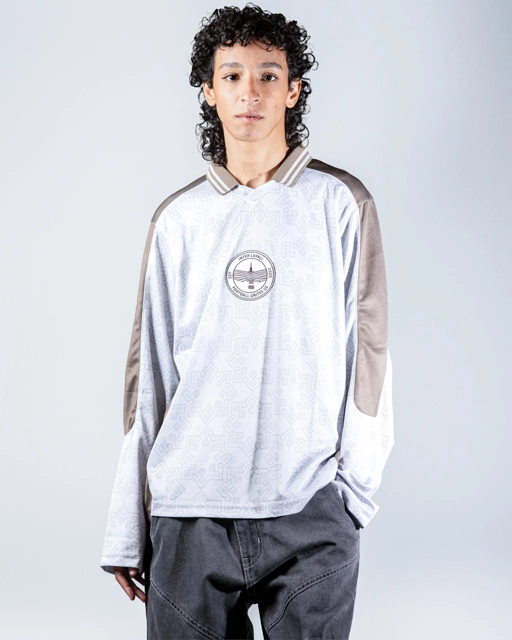 Inter Layali Beige Long-Sleeve Jersey Shirt