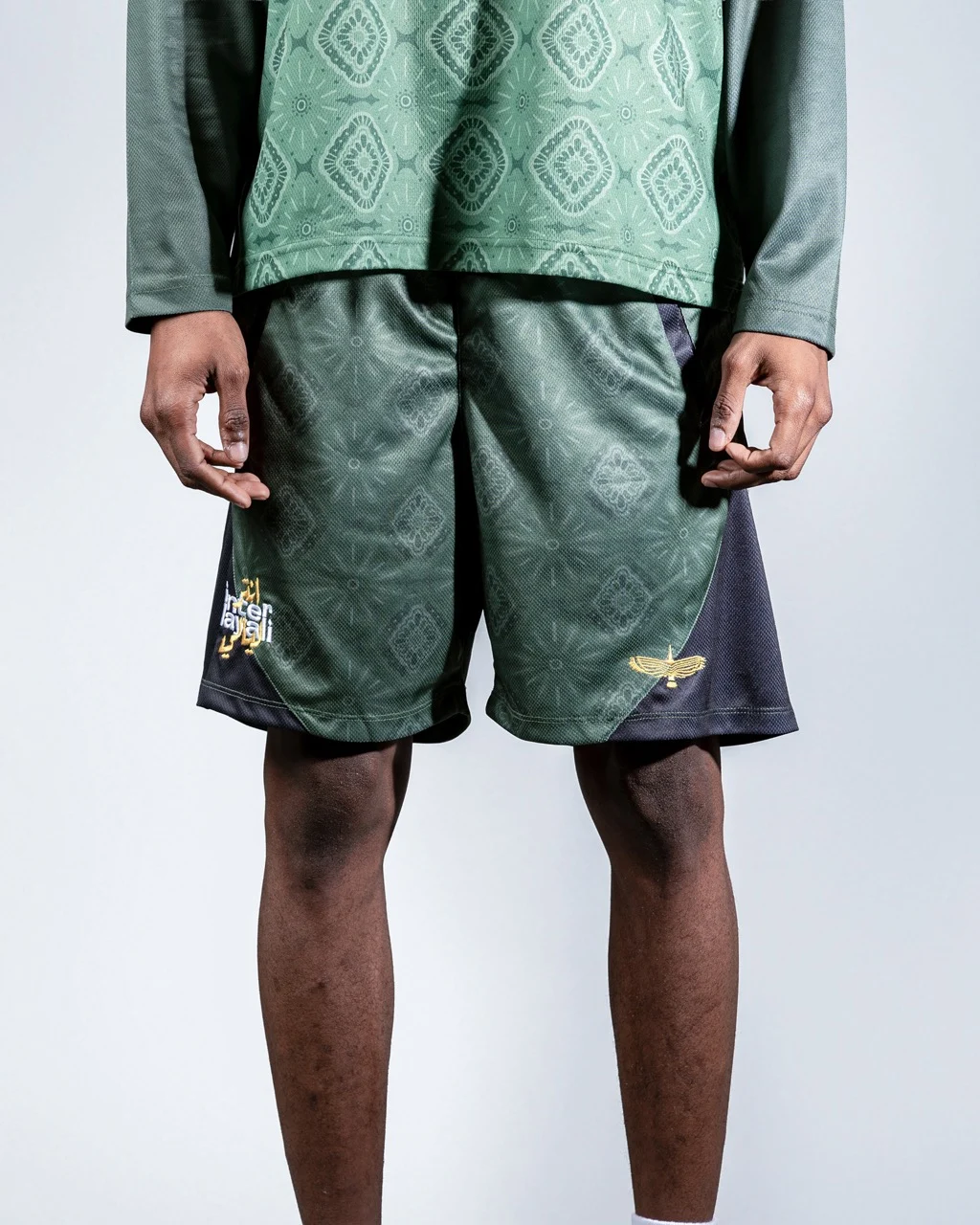 Inter Layali Green Jersey Shorts