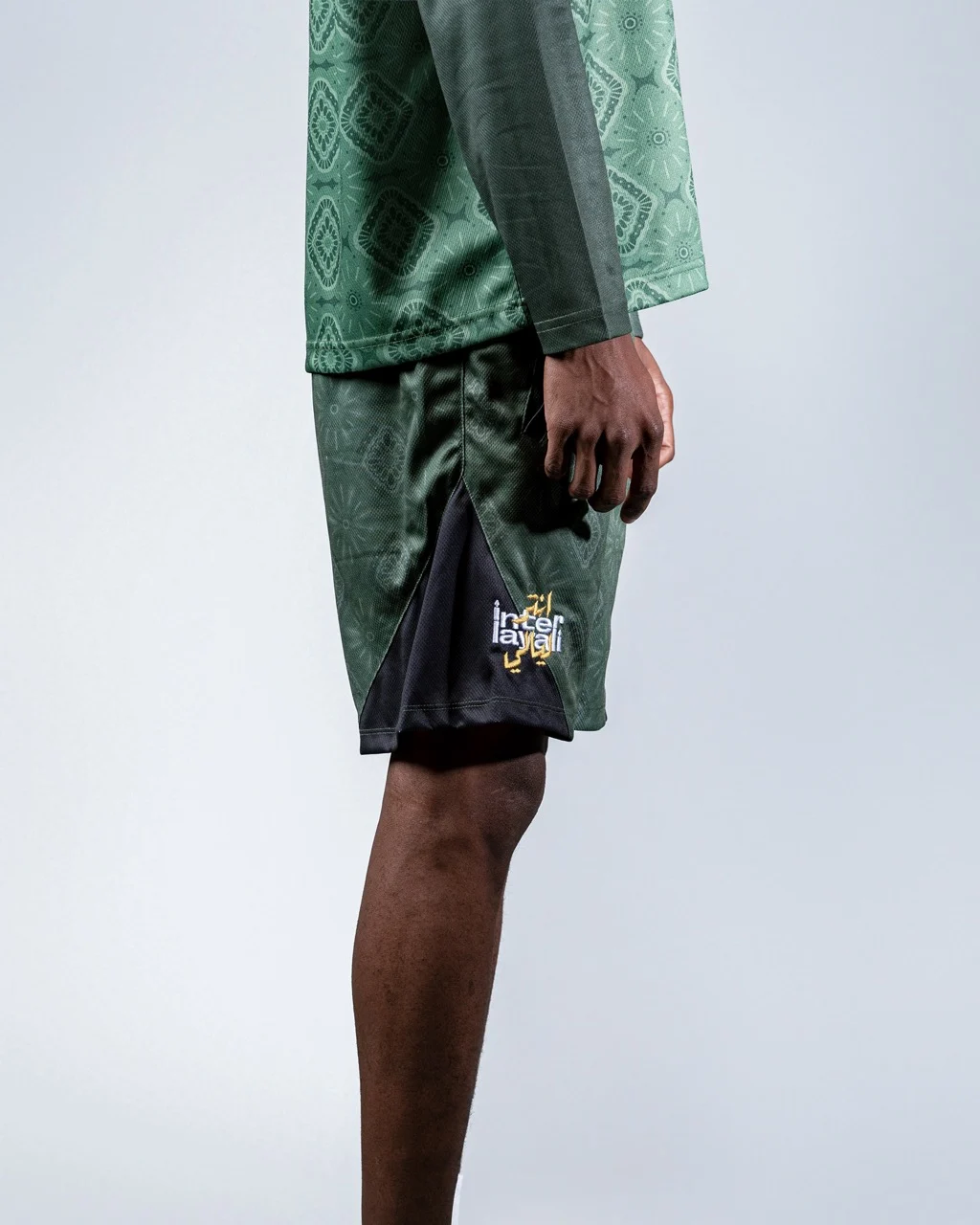 Inter Layali Green Jersey Shorts