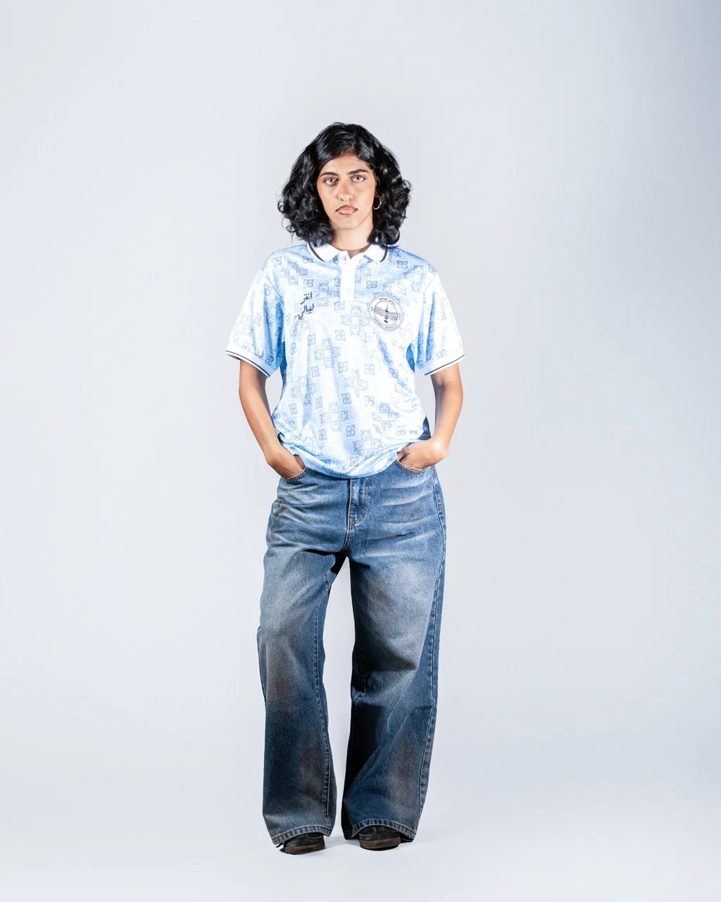 Inter Layali Blue Short-Sleeve Jersey Shirt