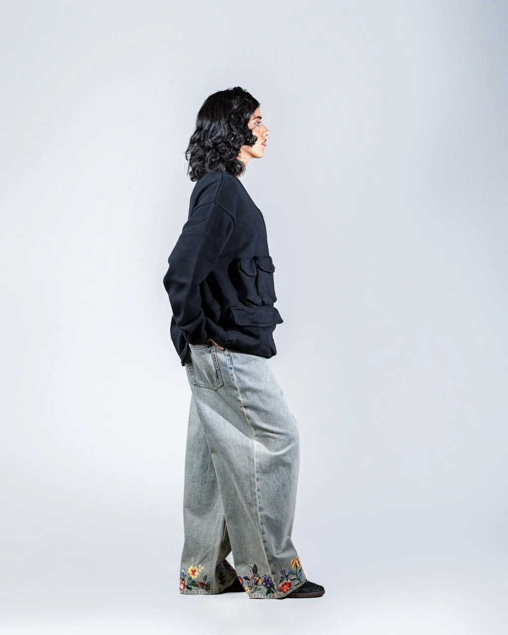 Utility Knit Zip Wool Jacket