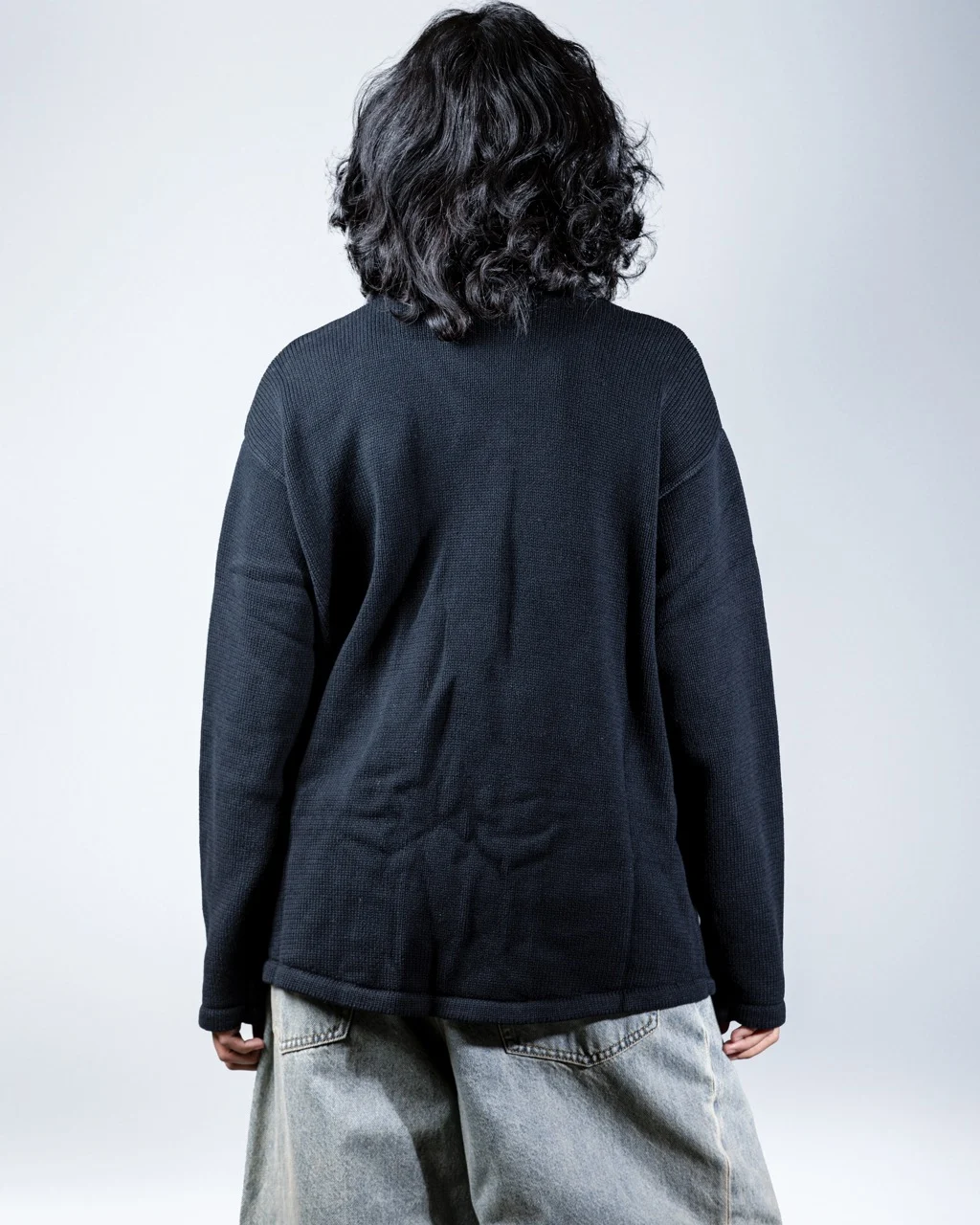 Utility Knit Zip Wool Jacket