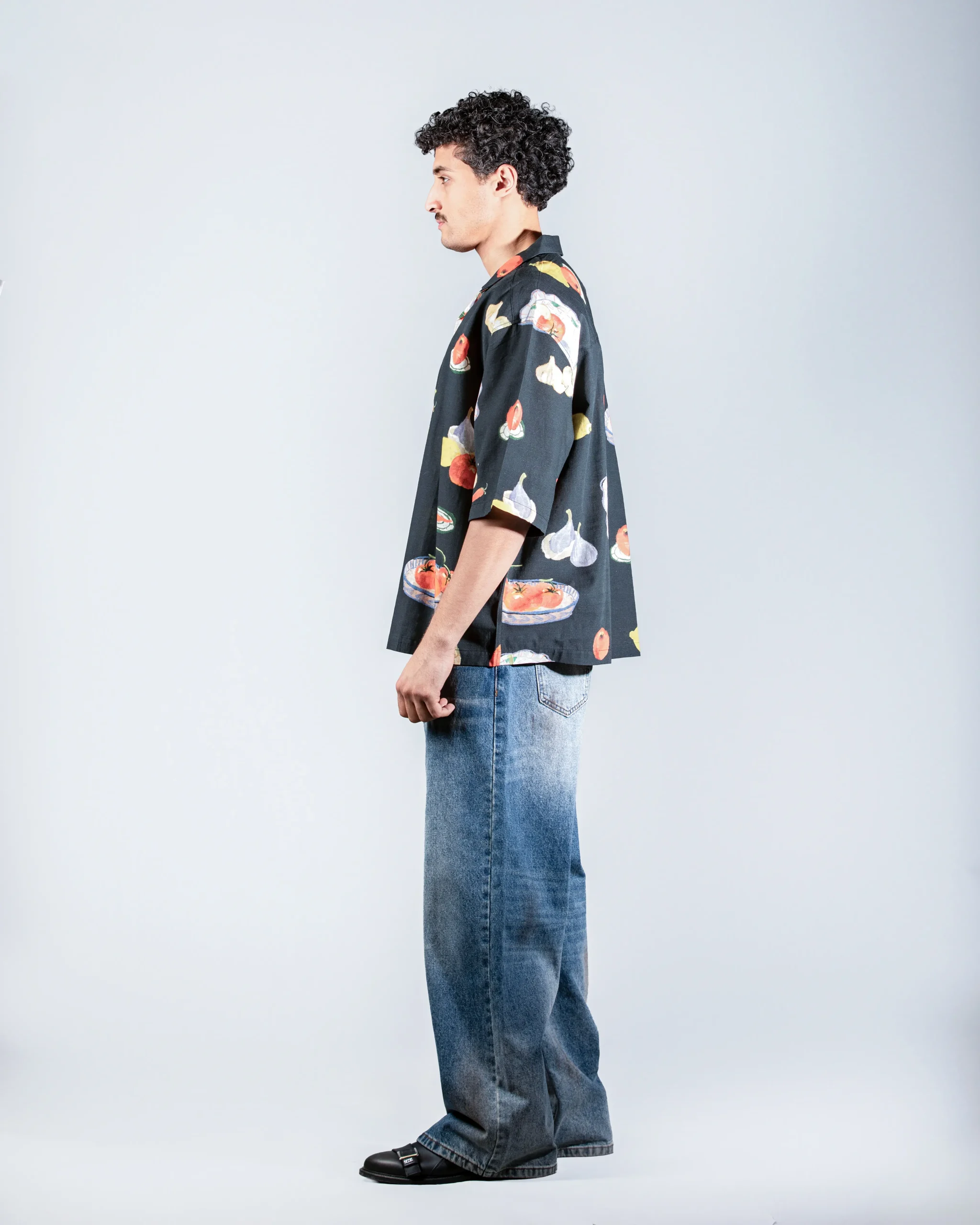 Tomato Garlic Print Shirt