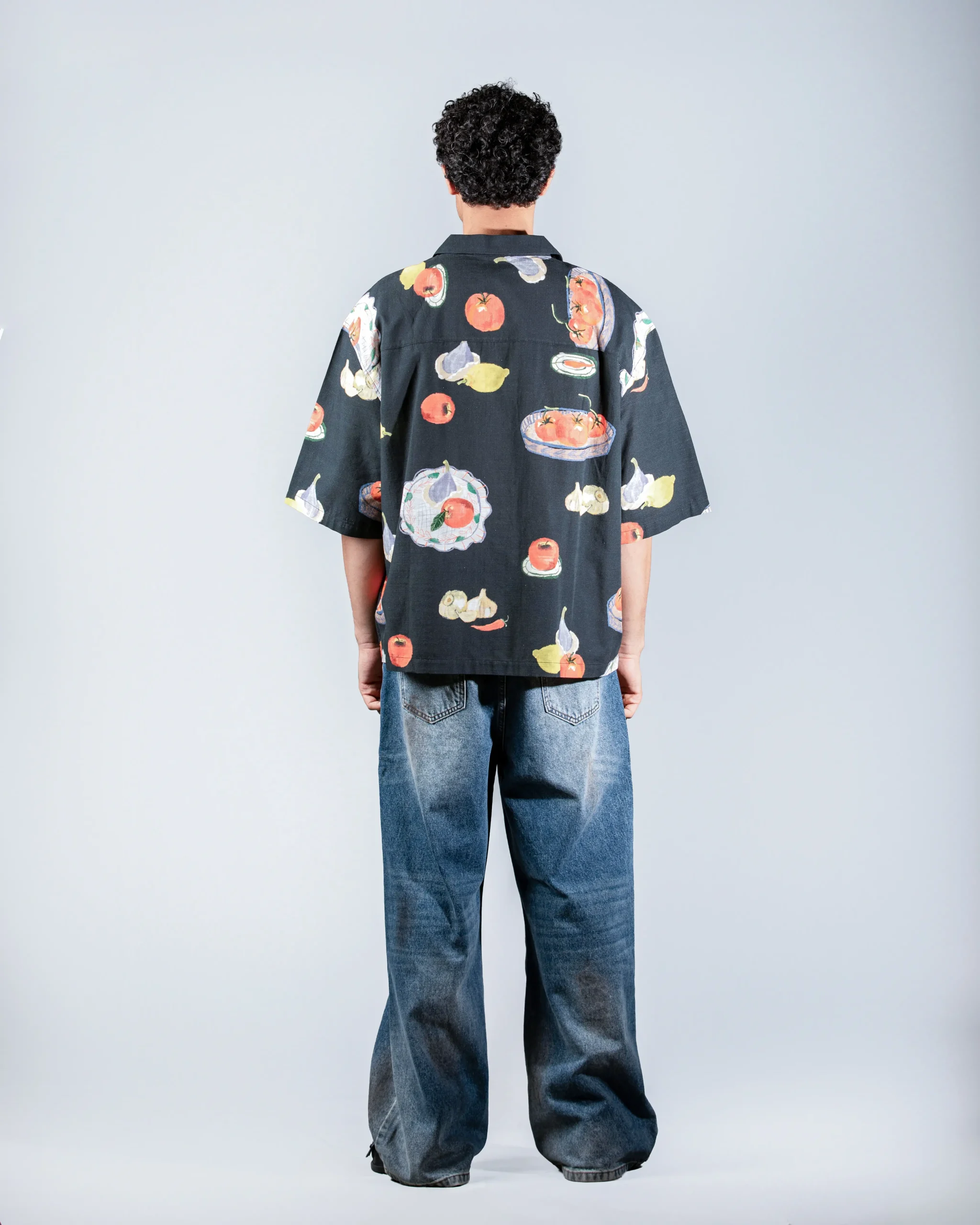 Tomato Garlic Print Shirt