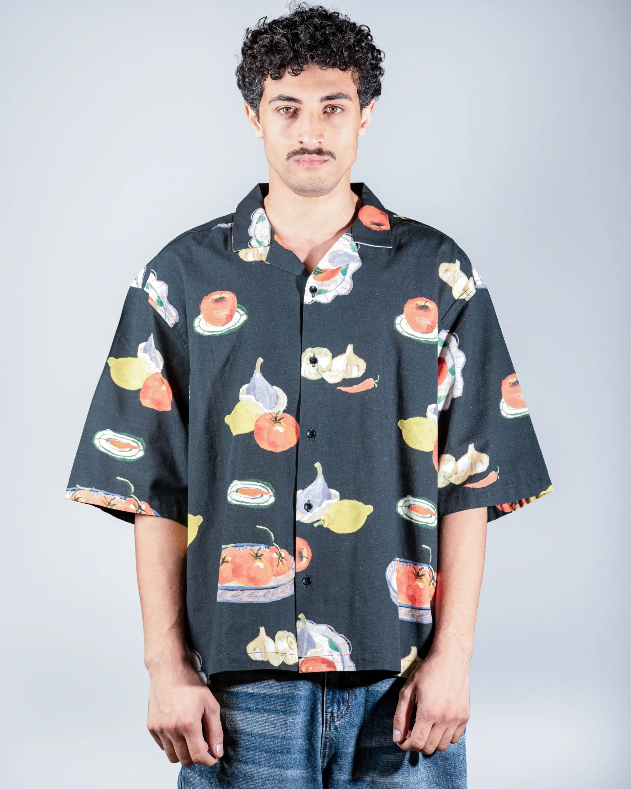 Tomato Garlic Print Shirt