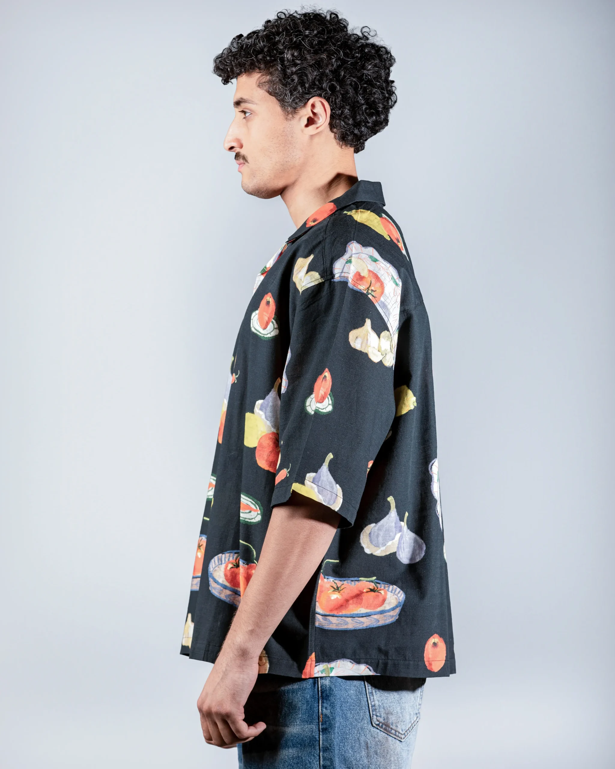 Tomato Garlic Print Shirt