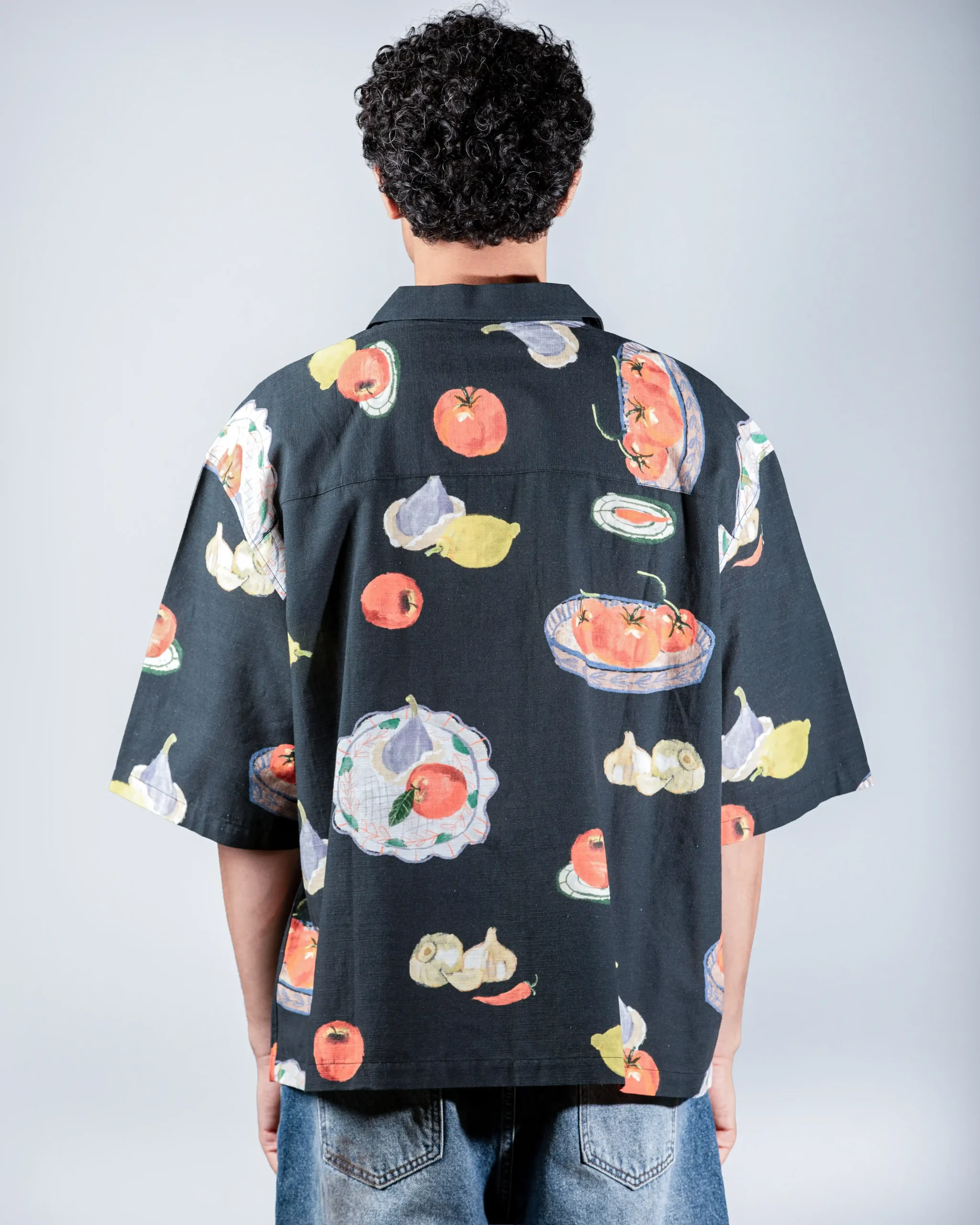 Tomato Garlic Print Shirt