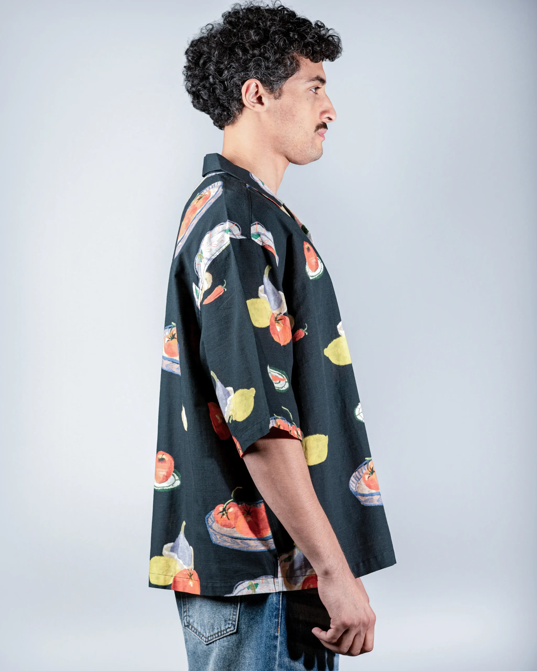 Tomato Garlic Print Shirt