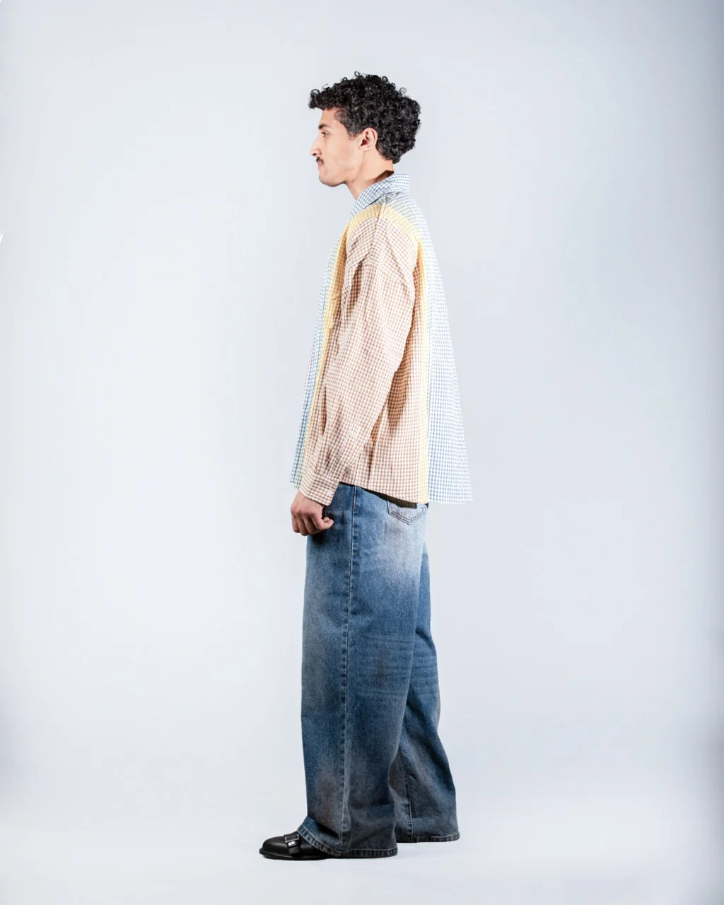 Patchwork Gingham Shirt