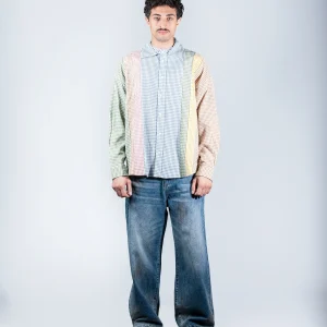 Patchwork Gingham Shirt