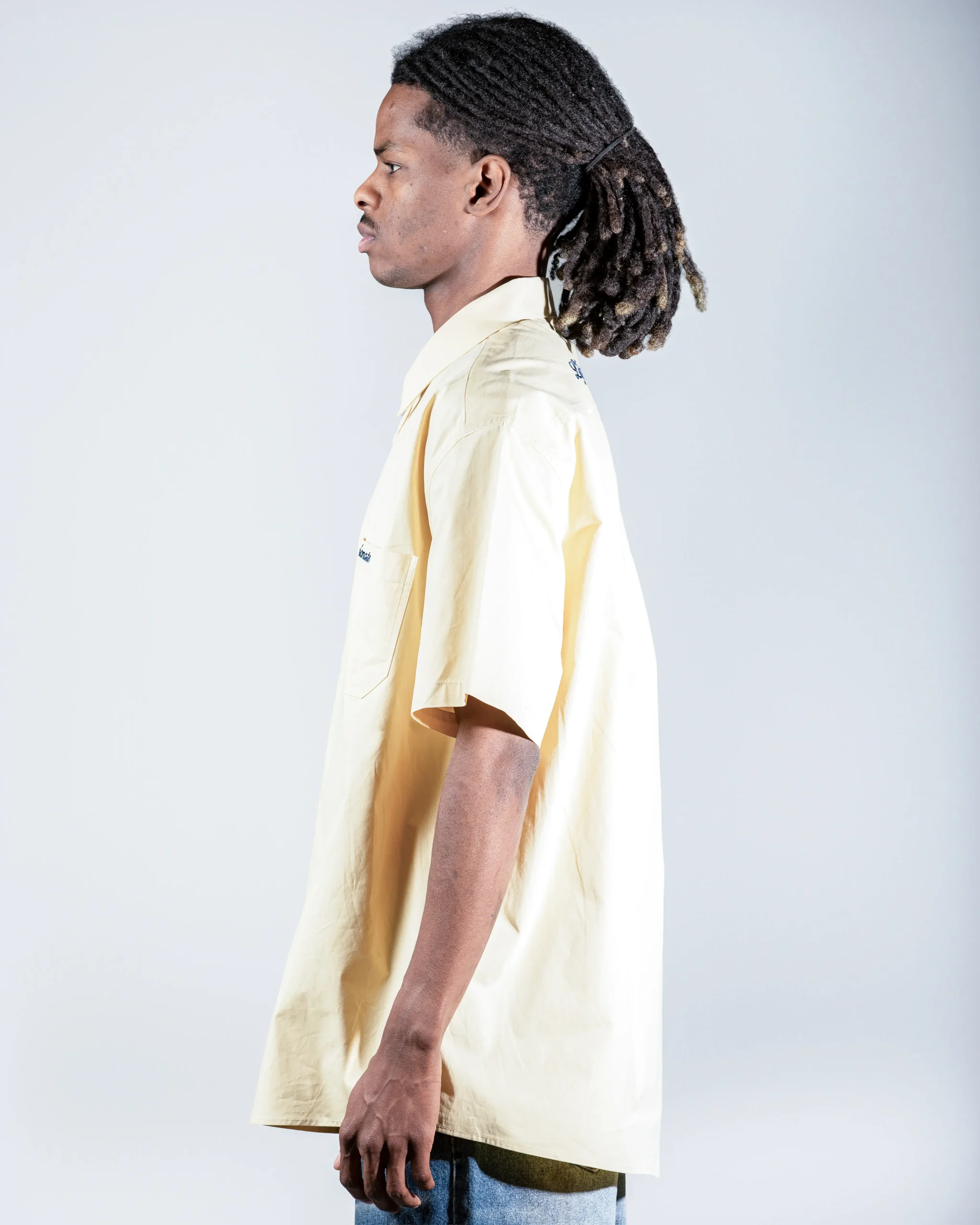 Yellow Passionate Pocket Shirt