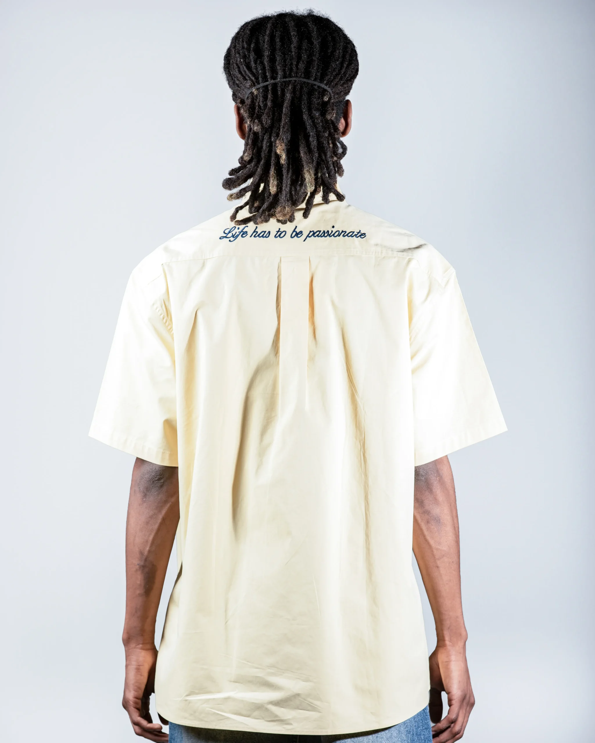 Yellow Passionate Pocket Shirt