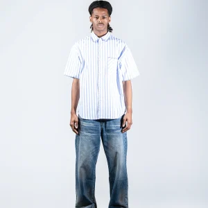Sky Blue shirt with Stitching