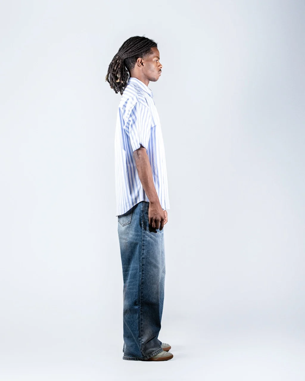 Sky Blue shirt with Stitching