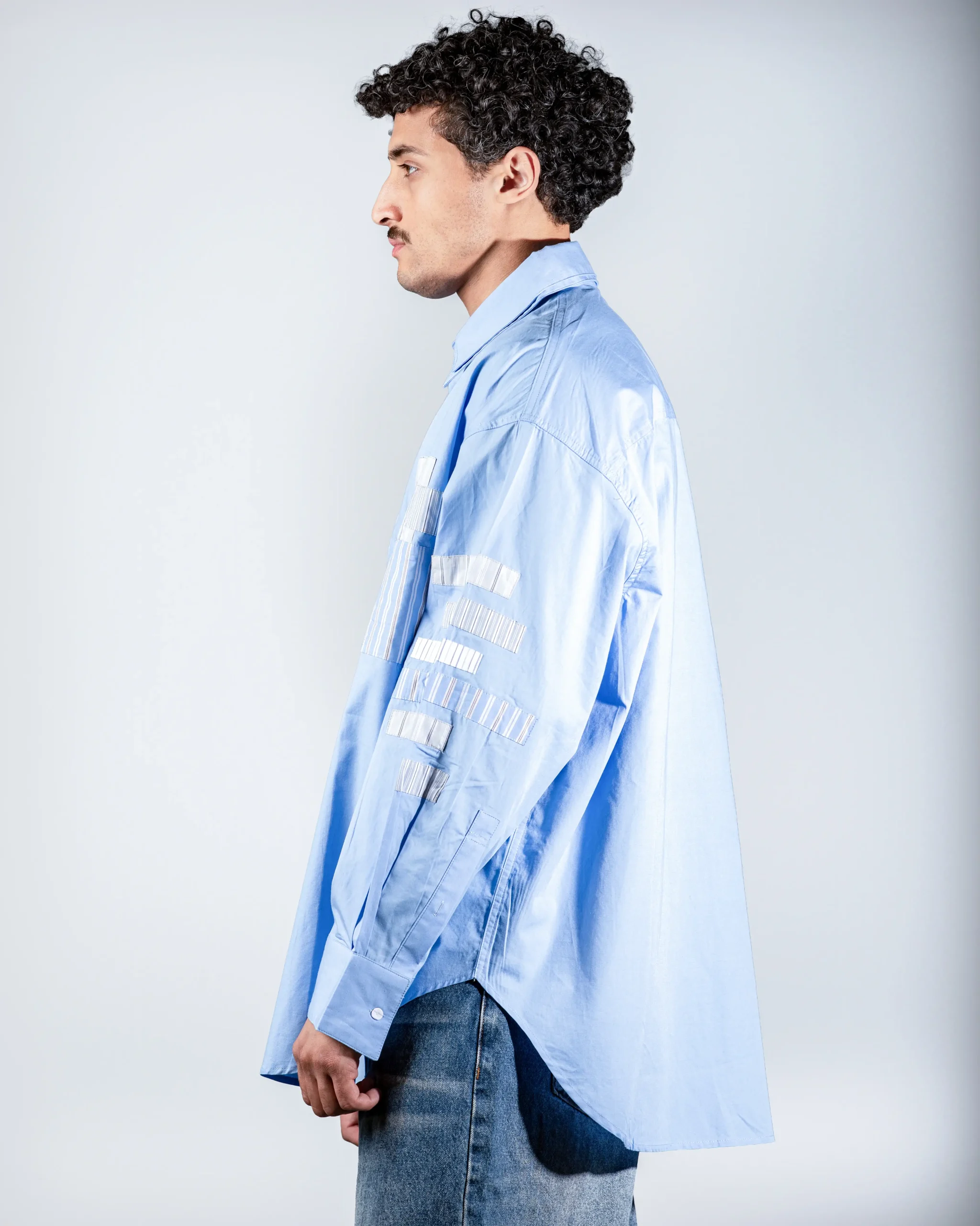 Sky Patchwork shirt