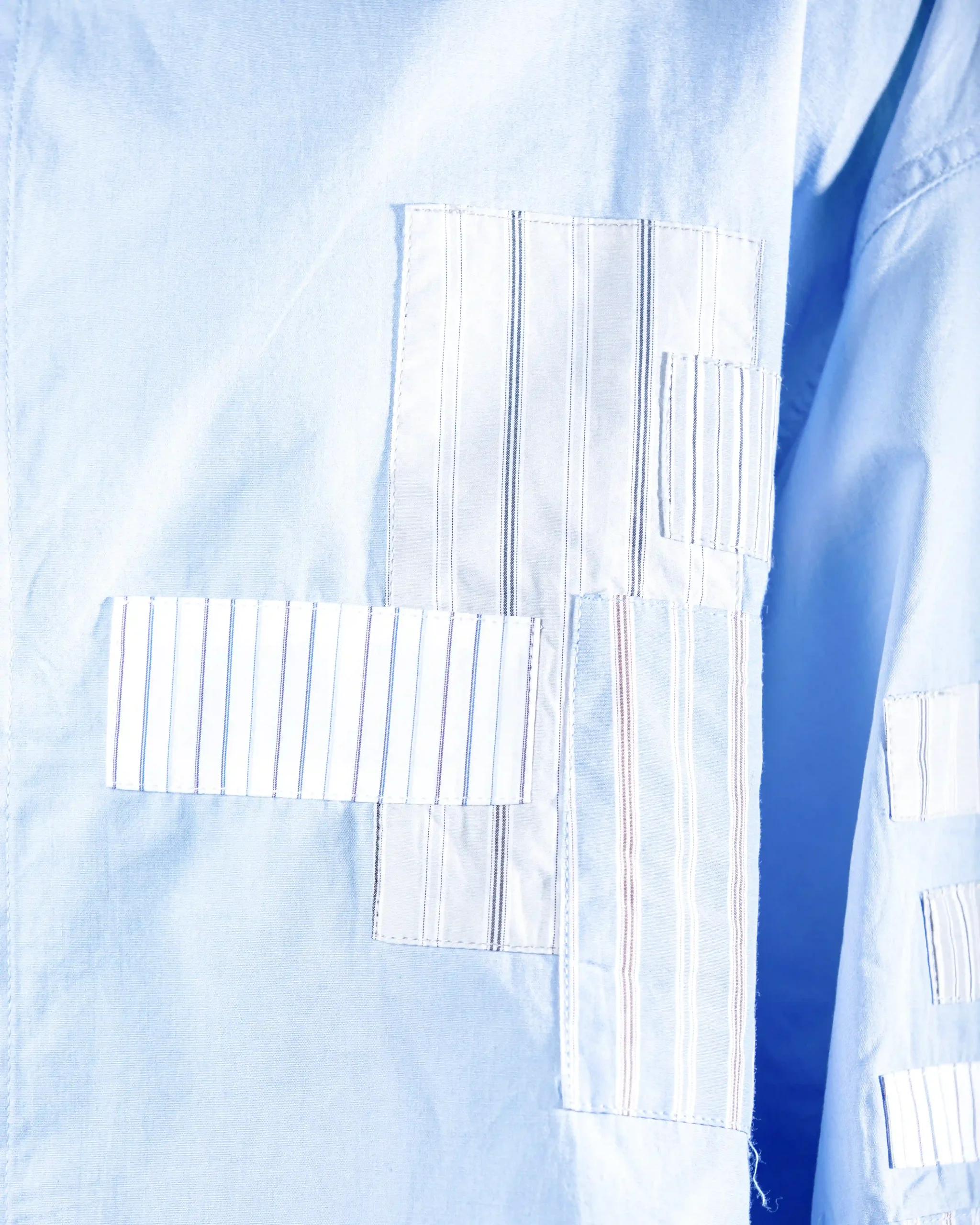 Sky Patchwork shirt