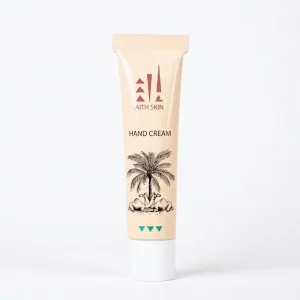 Date seed oil hand cream with white cardamom scent