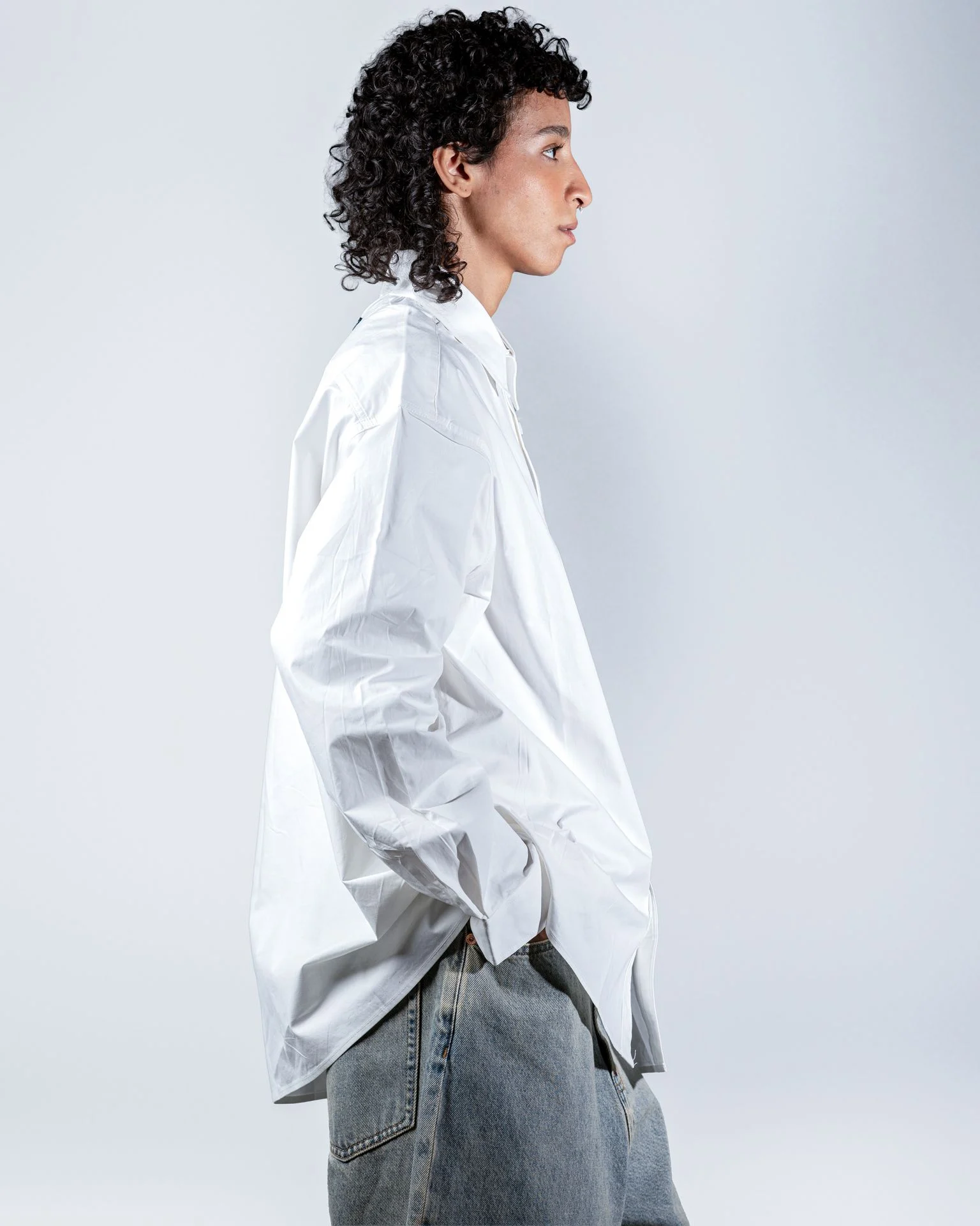 Pocket Heart White Shirt
