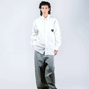 Pocket Heart White Shirt