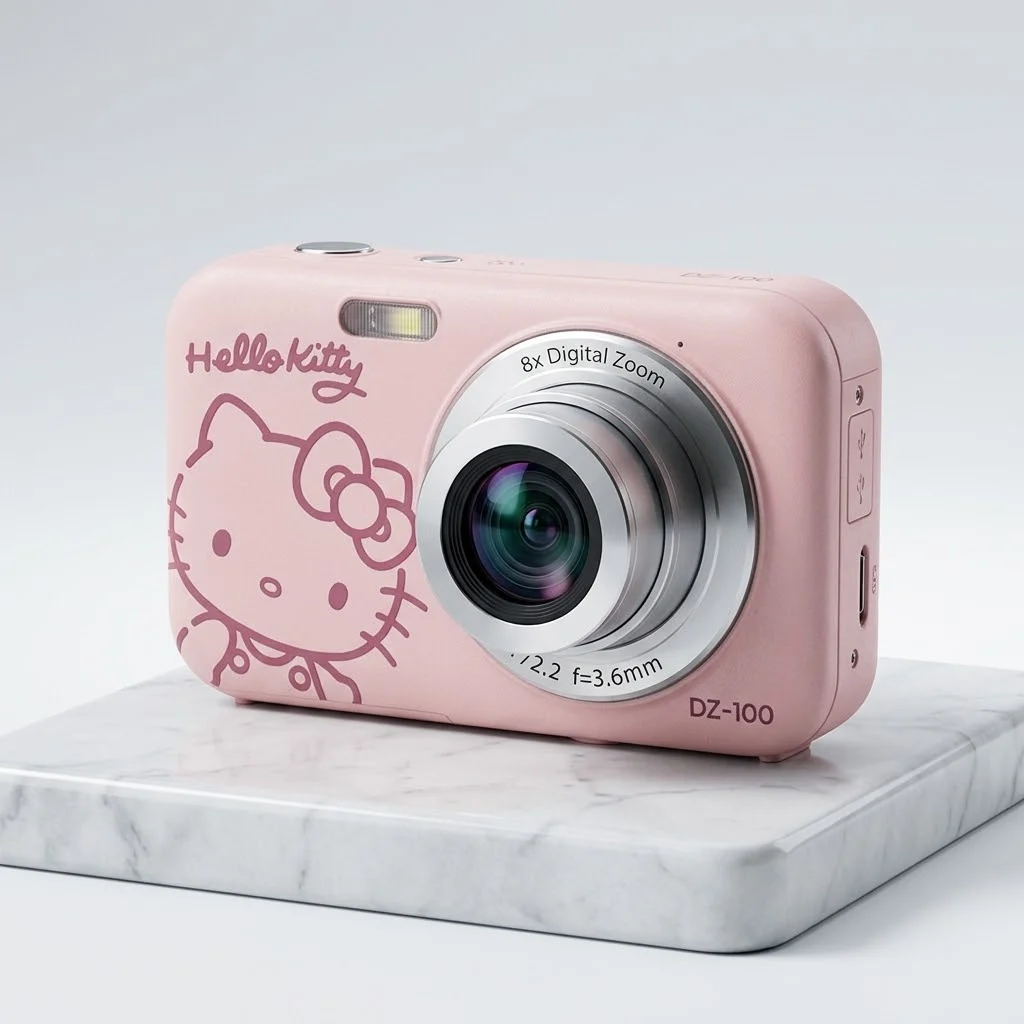 YASHICA x Hello Kitty Digital Camera DZ-100 (Pink)