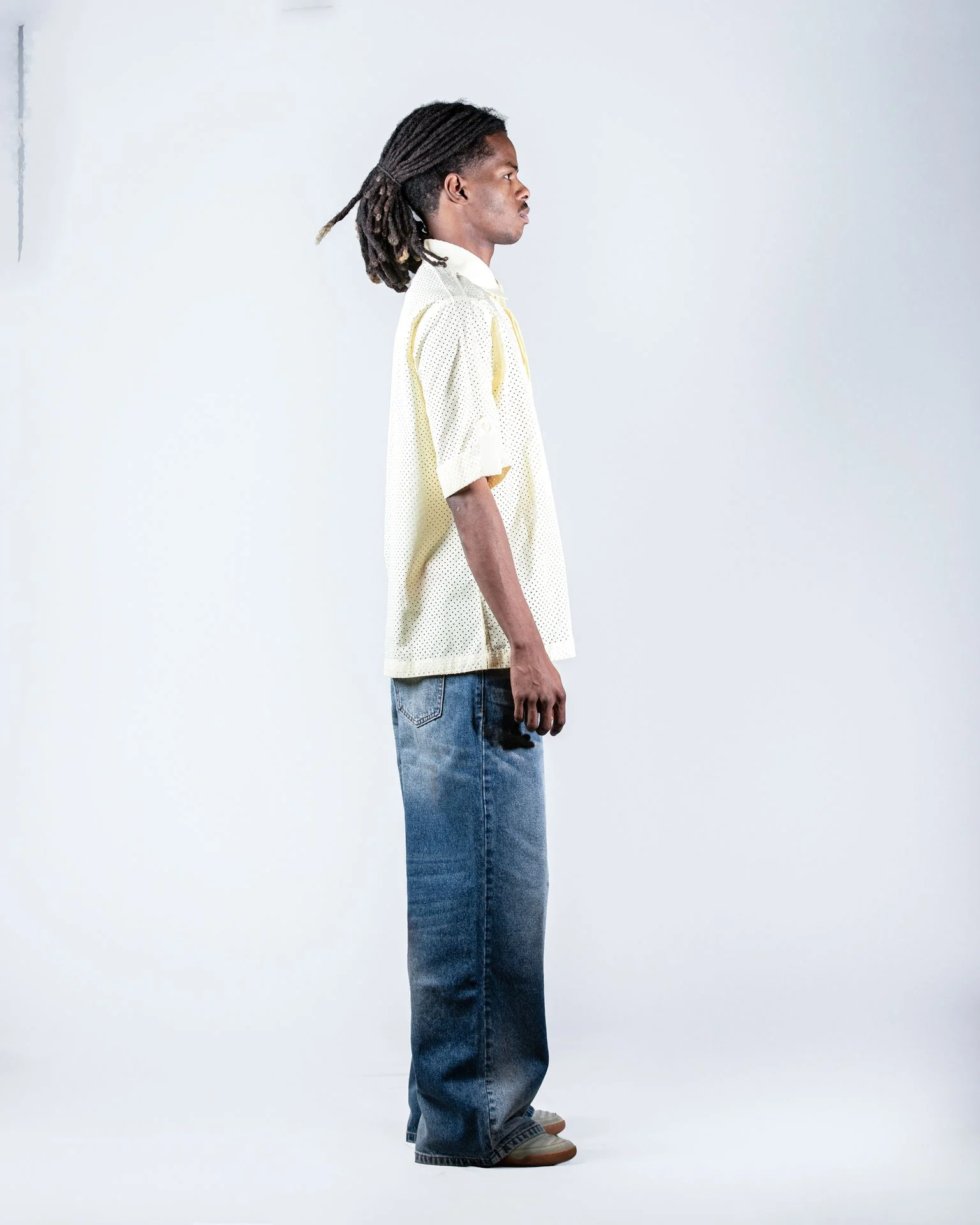 Yellow Textured shirt
